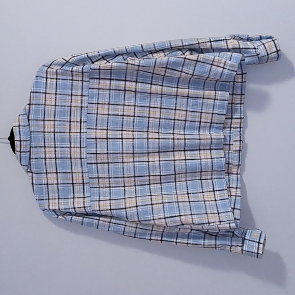 🎯FOREVER 21 Cotton Plaid Button up - M - Picture 2 of 7